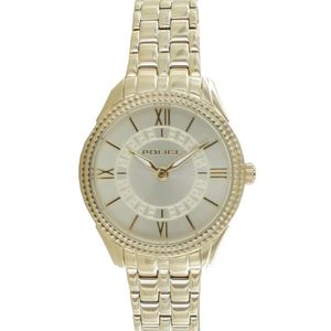 Police Damen Uhr Armbanduhr Edelstahl Analog golden Mavis PL14739BSG.06M