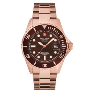 Swiss Alpine Military Herren Uhr Analog Quarz 7053.1166SAM Edelstahl