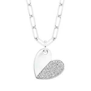 s.Oliver Jewel Damen Kette Halskette Silber Herz Zirkonia 2028515