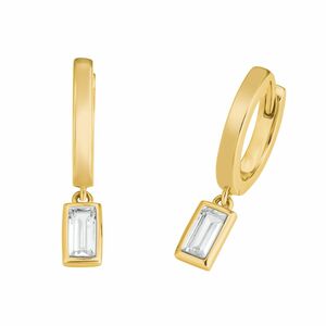 s.Oliver Jewel Damen Ohrringe Creolen Silber gold Zirkonia 2029426
