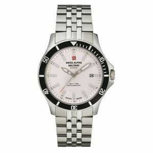 Swiss Alpine Military Herren Uhr Analog Quarz 7022.1132SAM Edelstahl