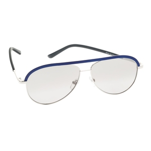 Liebeskind Berlin Unisex Sonnenbrille 10258-00420 BLAU MATT/ SILBER