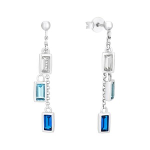 s.Oliver Jewel Damen Ohrringe Creolen Silber Zirkonia 2031452