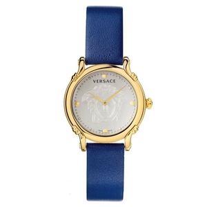 Versace Damen Uhr Armbanduhr Leder Safety Pin VEPN00420