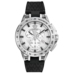 Versace Herren Uhr Armbanduhr Chronograph SPORT TECH VE3E00121 Silikon