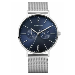 Bering Herren Uhr Armbanduhr Classic Multifunktion  - 14240-003 Meshband