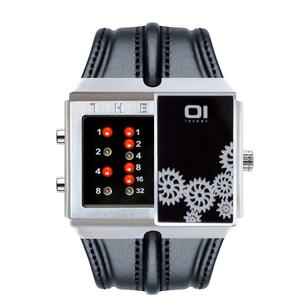 THE ONE Uhr Herren Binär-Armbanduhr Slider SD126R1