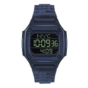 Philipp Plein Herren Uhr Digital Quarz HYPER SHOCK blau PWHAA0321 Silikon 