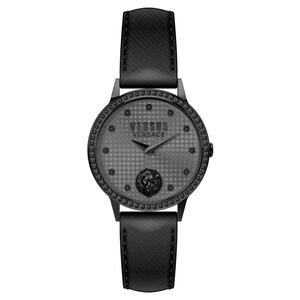 Versus by Versace Damen Uhr Armbanduhr Strandbank Crystal VSP572521 Leder