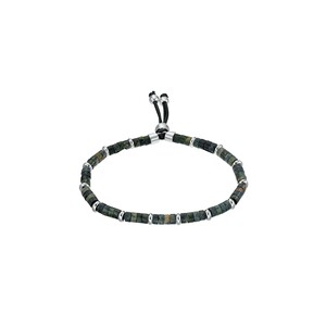 s.Oliver Jewel Herren Armband Armkette Edelstahl Jaspis 2033925