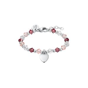 Prinzessin Lillifee Kinder Armband Edelstahl Glassteine Herz 2034005