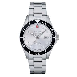 Swiss Alpine Military Herren Uhr Analog Automatik 7095.2132SAM Edelstahl 
