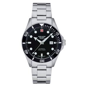 Swiss Alpine Military Herren Uhr Analog Automatik 7095.2137SAM Edelstahl 