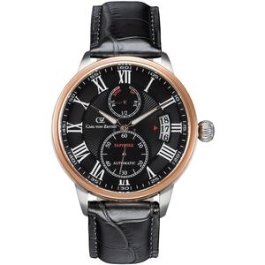 Carl von Zeyten Herren Uhr Armbanduhr Automatik Mnstertal CVZ0082BKS