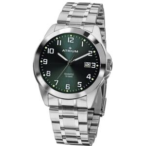 ATRIUM Herren Uhr Armbanduhr Edelstahl A16-36