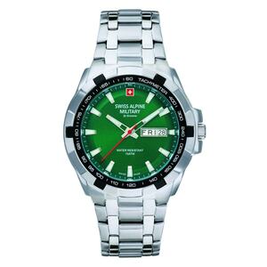 Swiss Alpine Military Herren Uhr Analog Quarz 7043.1134SAM Edelstahl