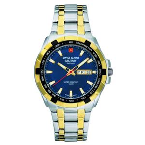 Swiss Alpine Military Herren Uhr Analog Quarz 7043.1145SAM Edelstahl