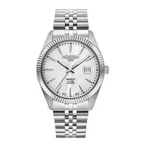 Roamer Herren Uhr Analog Quarz 852833 41 11 20 Amalfi Gents Edelstahl