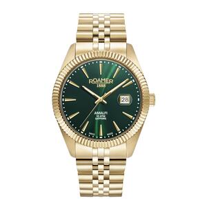 Roamer Herren Uhr Analog Quarz 852833 48 75 20 Amalfi Gents Edelstahl