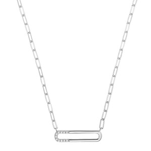 s.Oliver Jewel Damen Kette Halskette Collier Silber Zirkonia 2034854