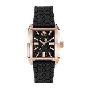 Philipp Plein Damen Uhr Analog Quarz OFFSHORE SQUARE PWMAA0222 Silikon