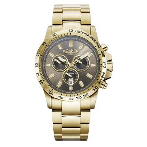 Roamer Herren Uhr Chronograph Quarz 861837 48 55 20 Rimini Edelstahl
