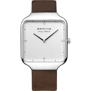 Bering Herren Uhr Armbanduhr Max Ren Ultra Slim - 15836-504 Leder