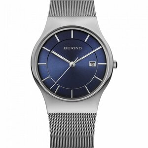 Bering Herren Uhr Armbanduhr Classic - 11938-003 Meshband