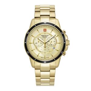 Swiss Alpine Military Herren Uhr Chronograph Analog Quarz 7089.9111SAM Edelstahl
