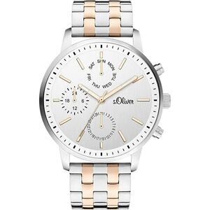 s.Oliver Damen Uhr Armbanduhr Edelstahl SO-4323-MM