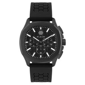 Philipp Plein Herren Uhr Chrono Quarz $PECTRE CHRONO PWSAA0823 Silikon