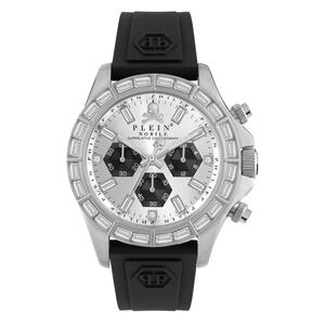 Philipp Plein Herren Uhr Chrono Quarz NOBILE RACING PWVAA0123 Silikon