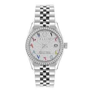 Philipp Plein Damen Uhr Analog Quarz DATE SUPERLATIVE PWYAA0723 Edelstahl