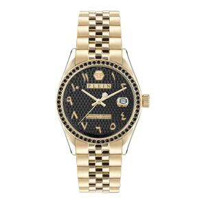 Philipp Plein Damen Uhr Analog Quarz DATE SUPERLATIVE PWYAA0923 Edelstahl