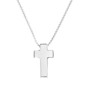 s.Oliver Jewel Kinder und Jugendliche Kette Silber Jungen Kreuz 2035539