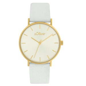 s.Oliver Damen Uhr Armbanduhr Leder 2033487