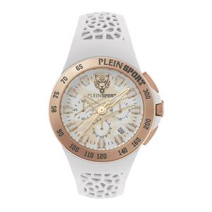 Plein Sport Herren Uhr Analog Quarz THUNDERSTORM CHRONO PSABA0723 Silikon