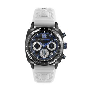 Plein Sport Herren Uhr Analog Quarz WILDCAT CHRONO PSGBA0823 Silikon 