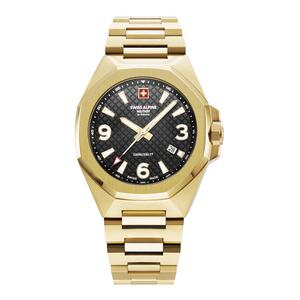 Swiss Alpine Military Herren Uhr Analog Quarz 7005.1117SAM Edelstahl