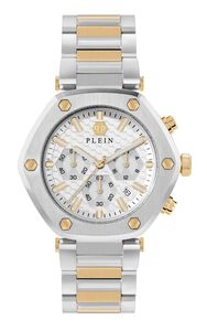 Philipp Plein Herren Uhr Analog Quarz THE HEXAGON CHRONO PWZBA0423 Edelstahl