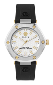 Philipp Plein Damen Uhr Analog Quarz THE HEXAGON PW1BA0223 Silikon
