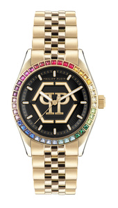 Philipp Plein Damen Uhr Analog Quarz DATE SUPERLATIVE PW2BA0623 Edelstahl