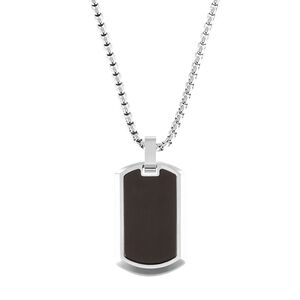s.Oliver Kids - Boys Kette mit Anhnger Edelstahl Jungen DogTag 2036874