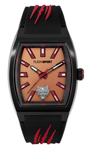 Plein Sport Herren Uhr Analog Quarz PLEIN SPORT GAZE PSRBA0323 Silikon