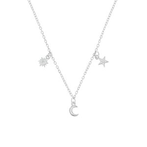 s.Oliver Kids - Girls Kette Silber Mdchen Mond Sonne Sterne 2036883