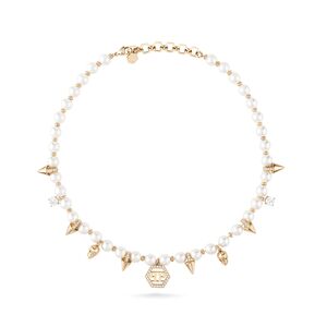 Philipp Plein Damen Kette Halskette Edelstahl IP Gold RHAPSODY PJ8EA06NU