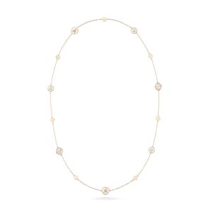 Philipp Plein Damen Kette Halskette Edelstahl IP Gold PLEIN MINI LOGO PJ2EA11NU