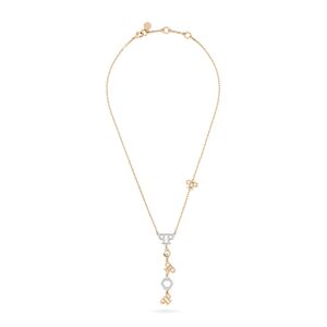 Philipp Plein Damen Kette Halskette Edelstahl IP Gold PP ELEMENTS PJ4EA07NU