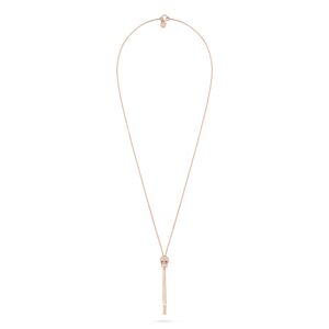 Philipp Plein Damen Kette Halskette Edelstahl IP Rose SLIDING $KULL PJ3EA06NU