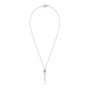 Philipp Plein Damen Kette Halskette Edelstahl silber SLIDING $KULL PJ3EA03NU